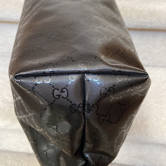 authentic gucci grey GG imprime large tote bag - Picture 6 of 15